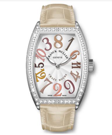 Franck Muller Cintrée Curvex Crazy Hours Pastels Replica Watch 5850 CH II BEIGE D 1R AC